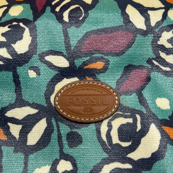 Fossil Vintage Floral Plastic Coated Pouch FP7190 - Picture 2 of 9